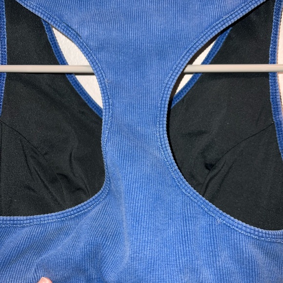 Free People- Good Karma Cutout Bra- Size Small- Blue - Picture 4 of 5